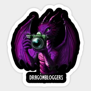Ready Camera Action Purple Dragon Sticker